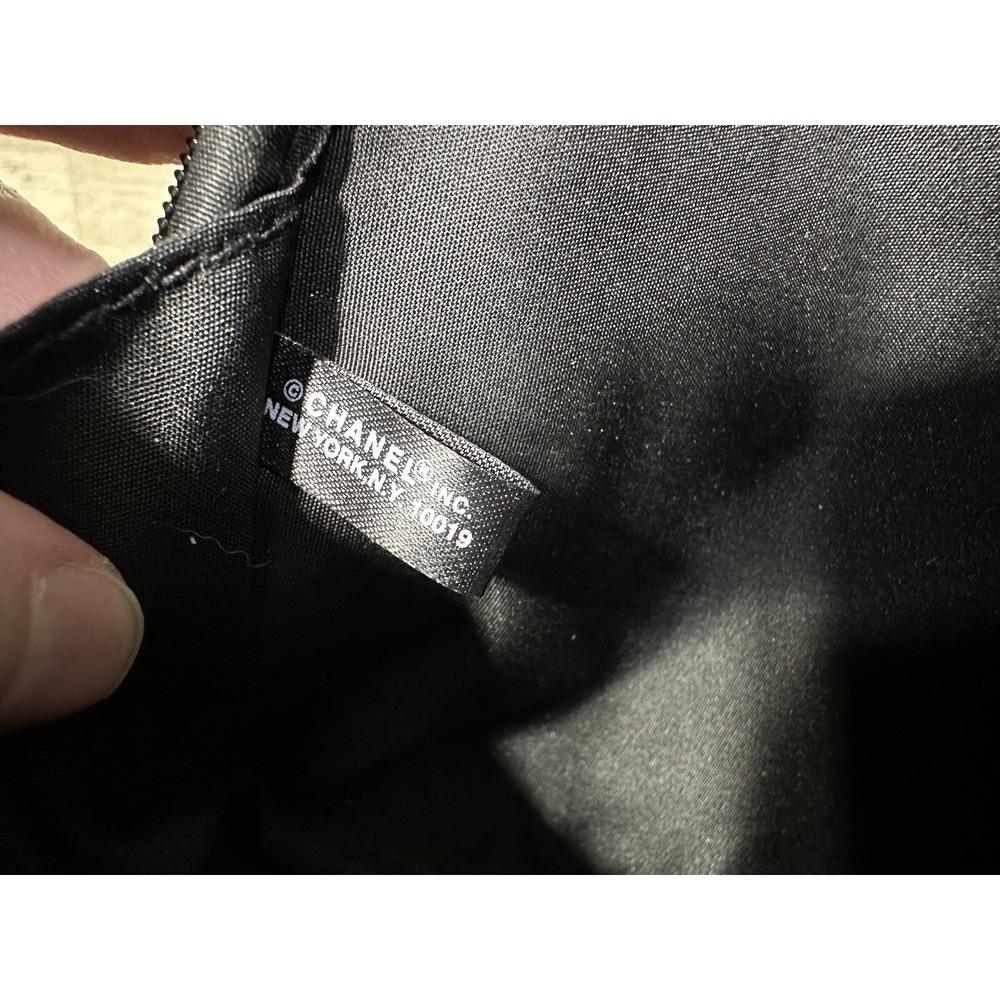 Chanel Parfums Black Velvet Cosmetic‎ Pouch Travel Bag - Picture 11 of 13